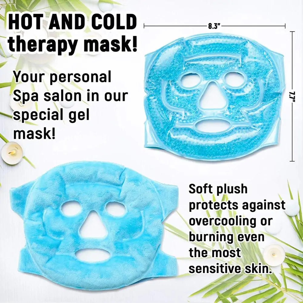 Hot & Cold Gel Full Face Mask