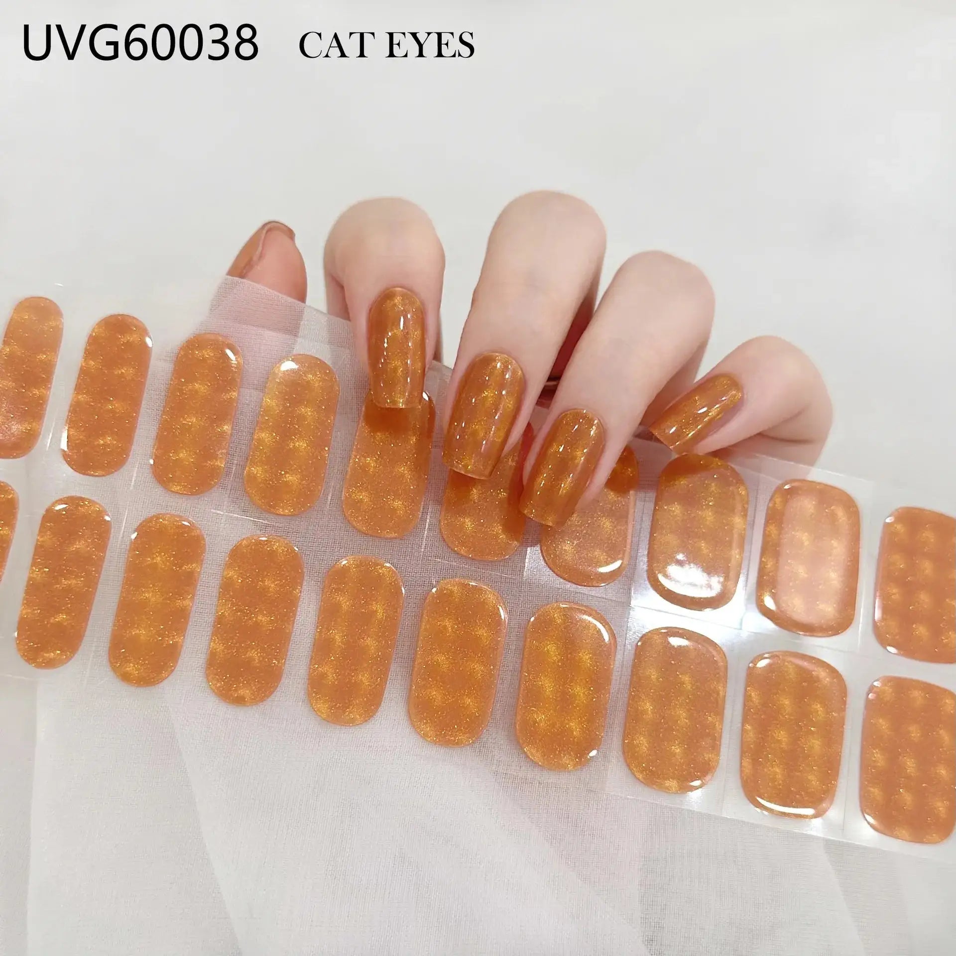 22 Tips Semi-Cured Gel Nail Stickers