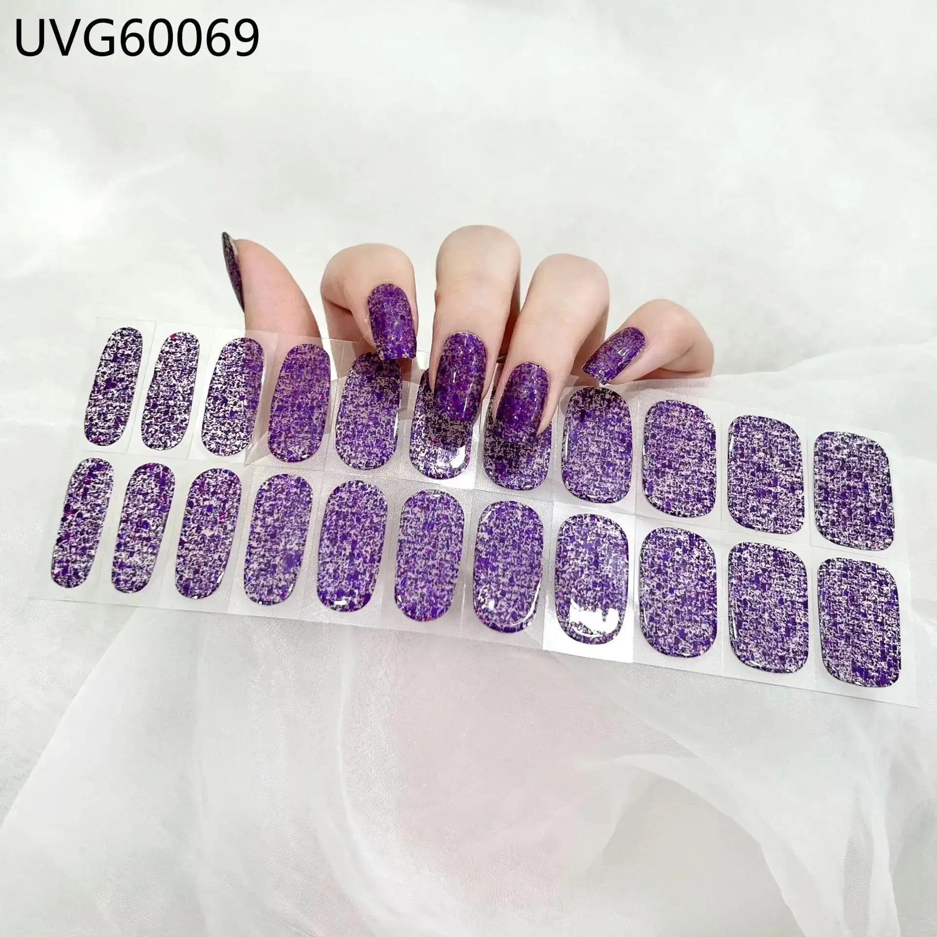 22 Tips Semi-Cured Gel Nail Stickers