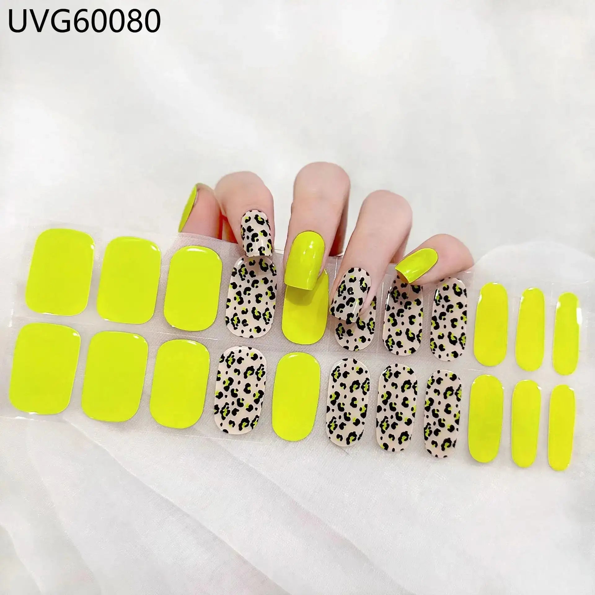 22 Tips Semi-Cured Gel Nail Stickers