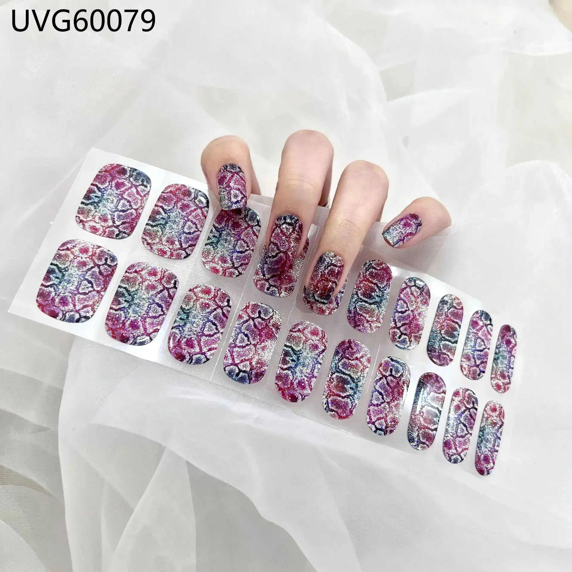 22 Tips Semi-Cured Gel Nail Stickers