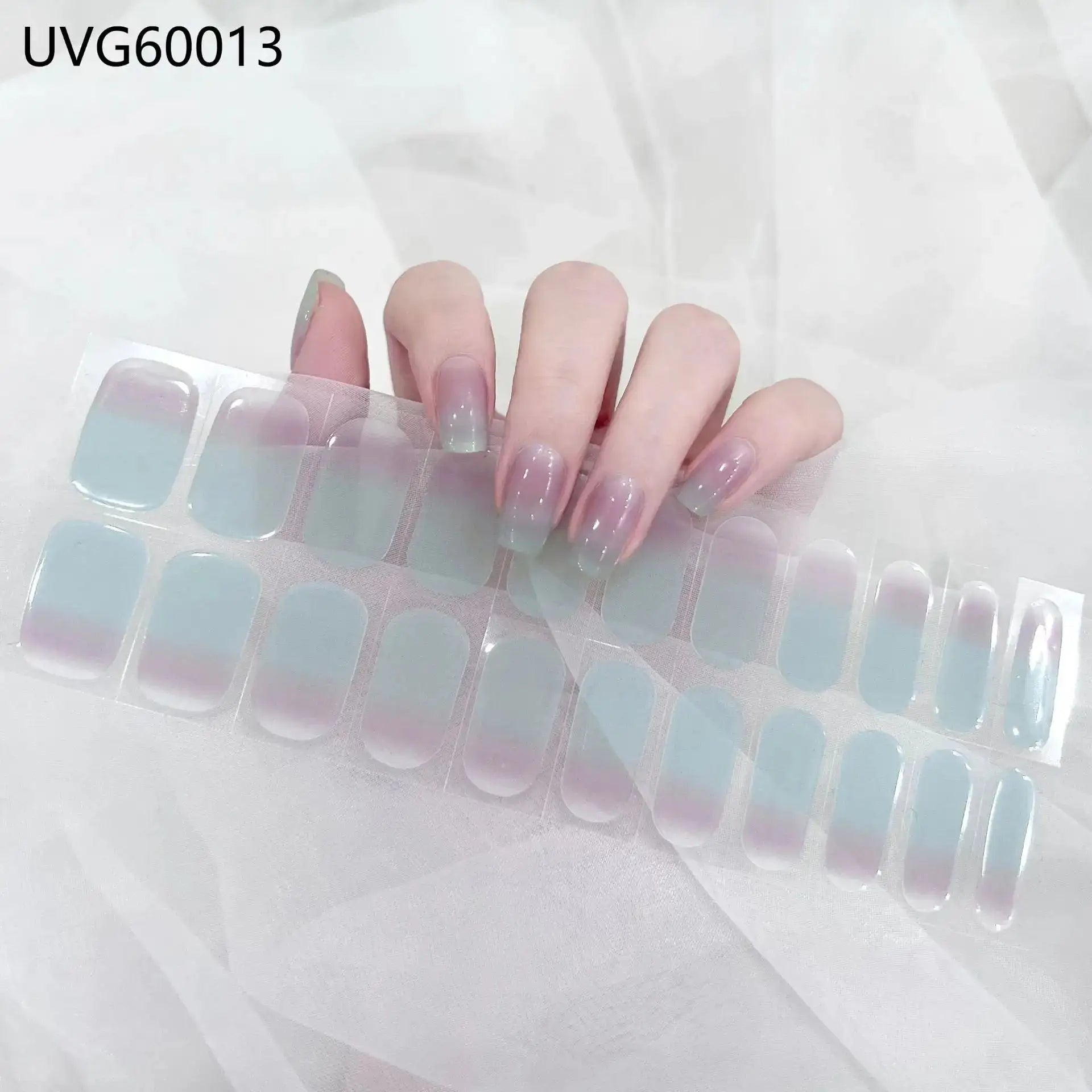 22 Tips Semi-Cured Gel Nail Stickers