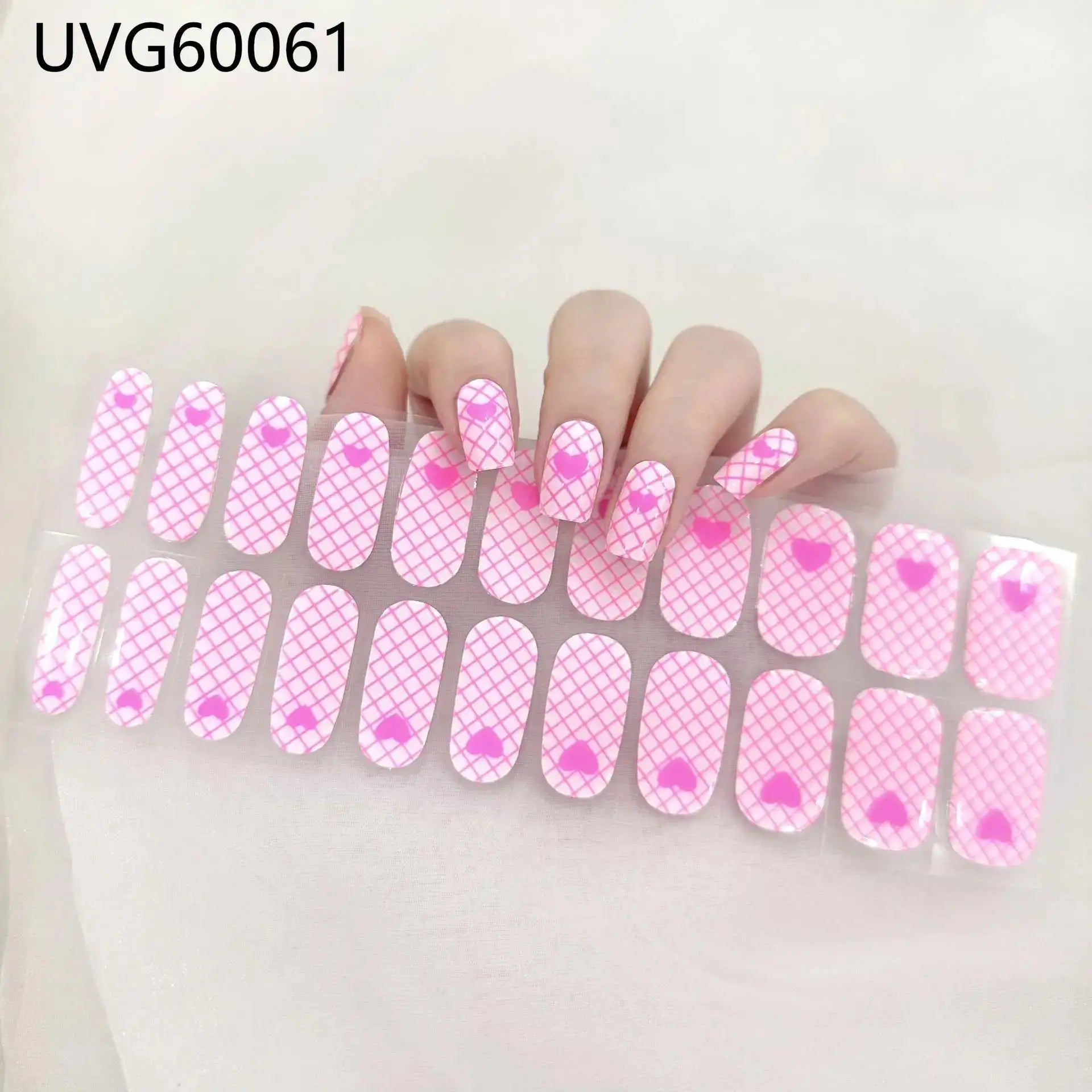 22 Tips Semi-Cured Gel Nail Stickers