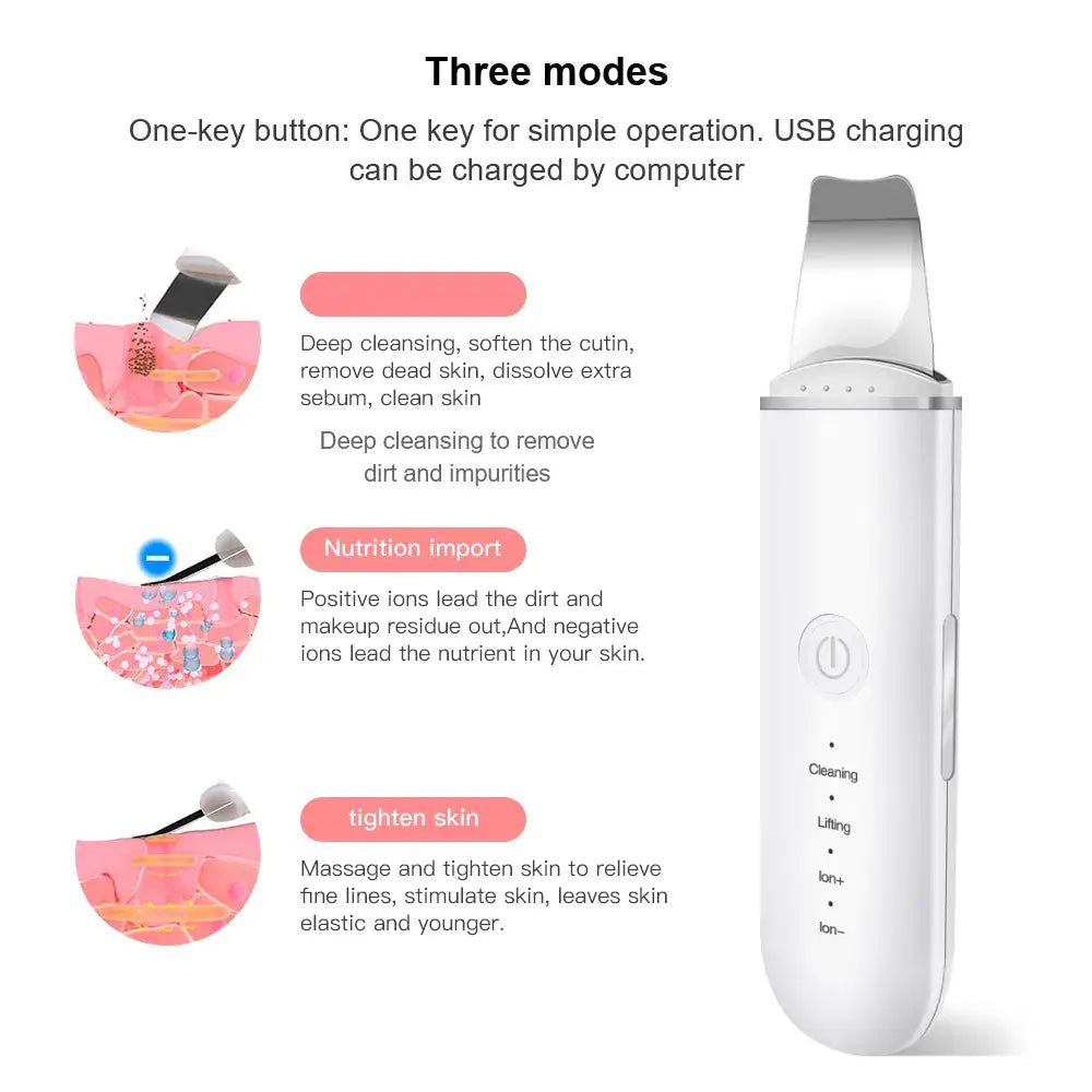 Skin Scrubber Vibration Face Remover