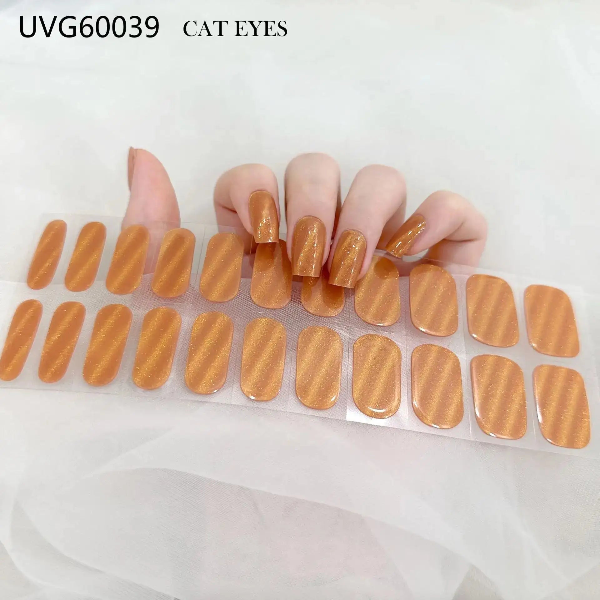 22 Tips Semi-Cured Gel Nail Stickers