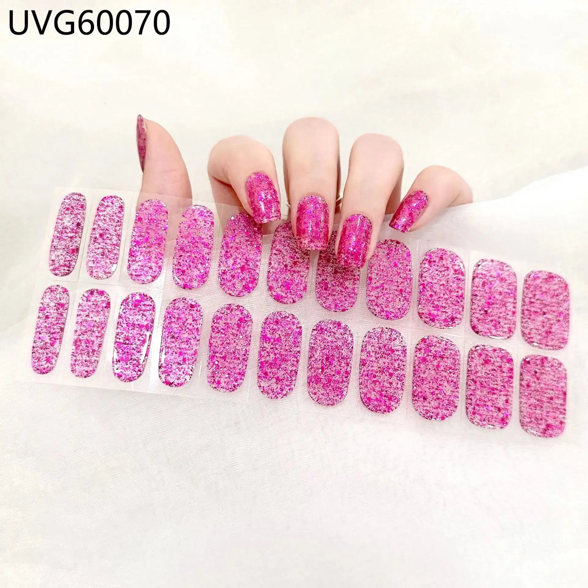 22 Tips Semi-Cured Gel Nail Stickers