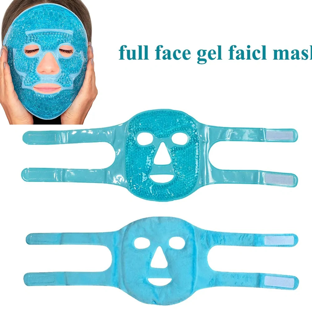 Hot & Cold Gel Full Face Mask