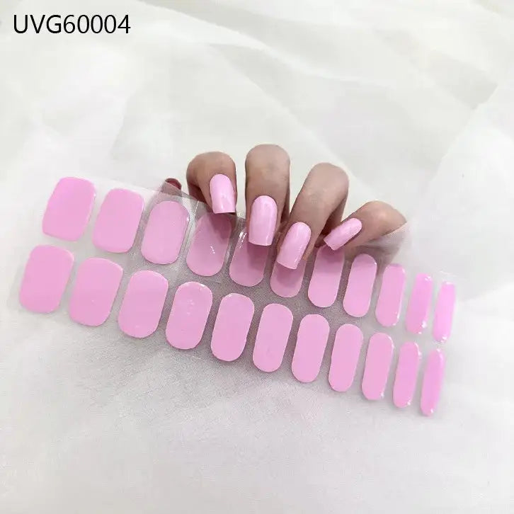 22 Tips Semi-Cured Gel Nail Stickers