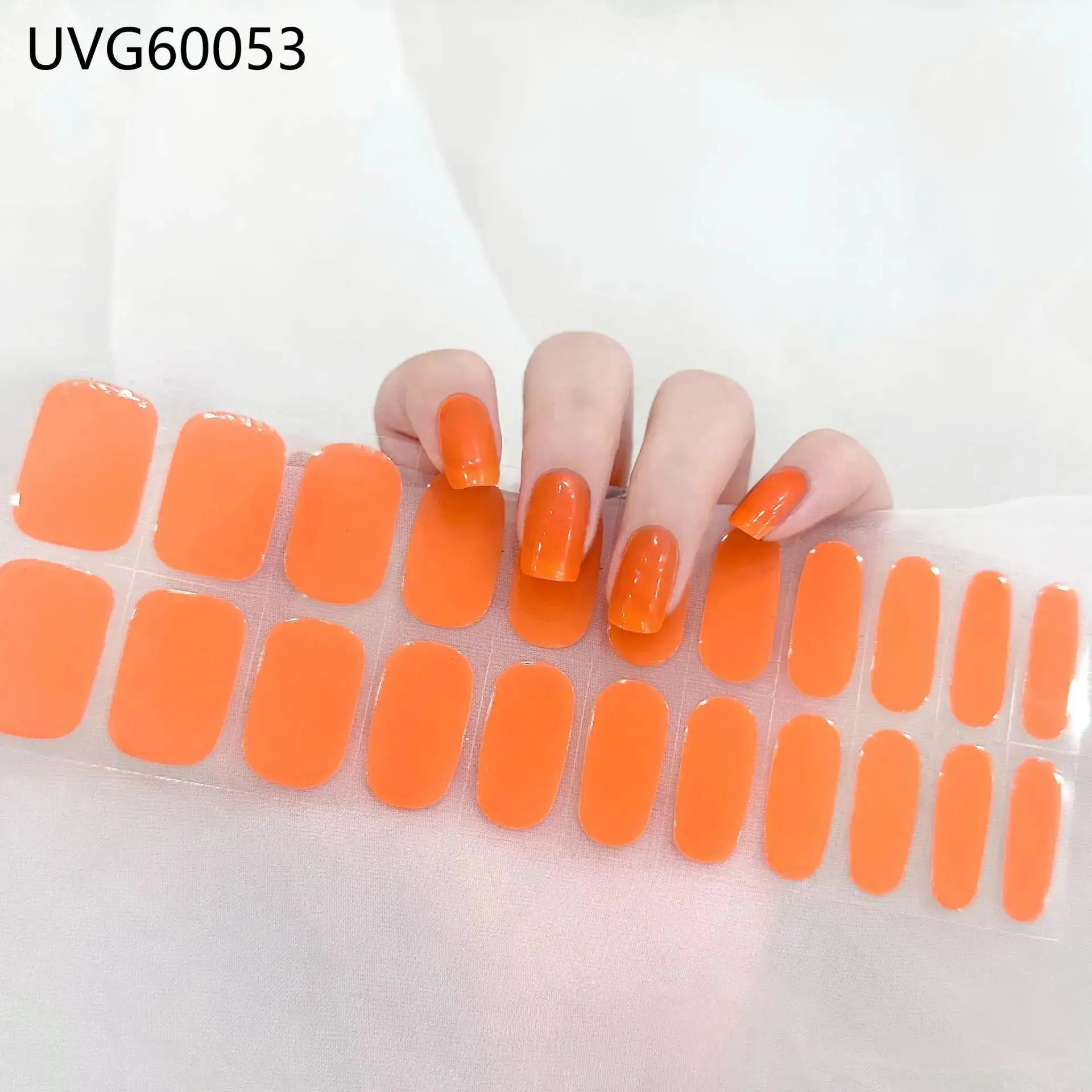 22 Tips Semi-Cured Gel Nail Stickers