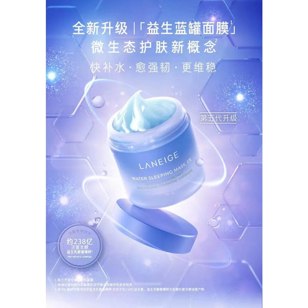 Laneige Probiotic Blue Jar Facial Mask