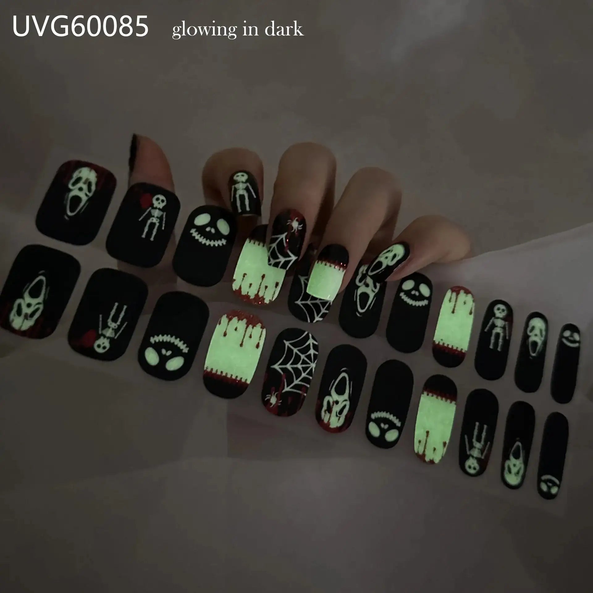 22 Tips Semi-Cured Gel Nail Stickers