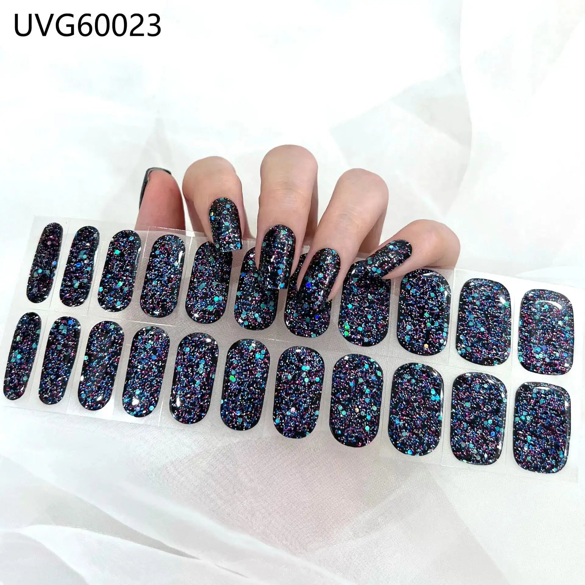 22 Tips Semi-Cured Gel Nail Stickers